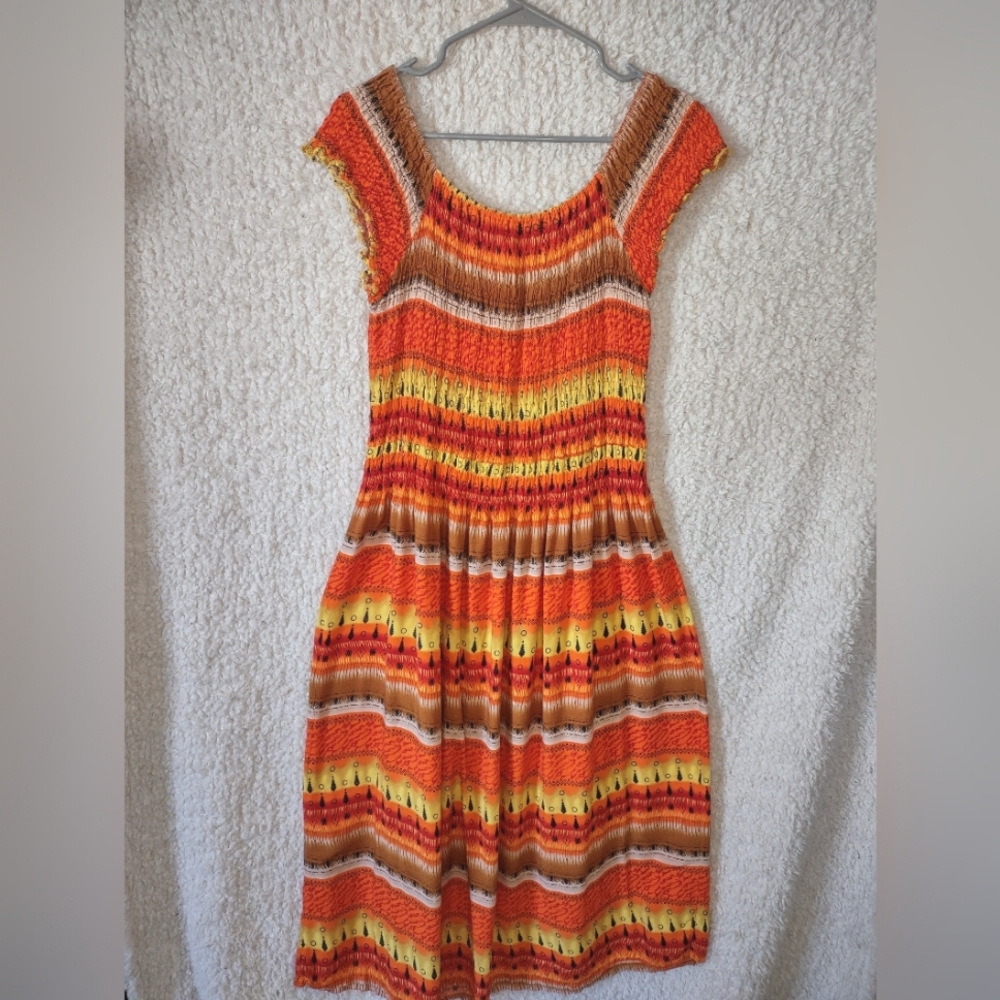 XL Vintage Bandeau Stretch Breezy Maxi Dress